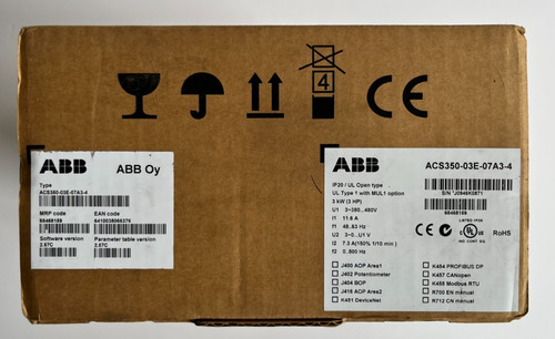 Abb inverter acs350 03e - inverter, acs350-03e-07a3-4